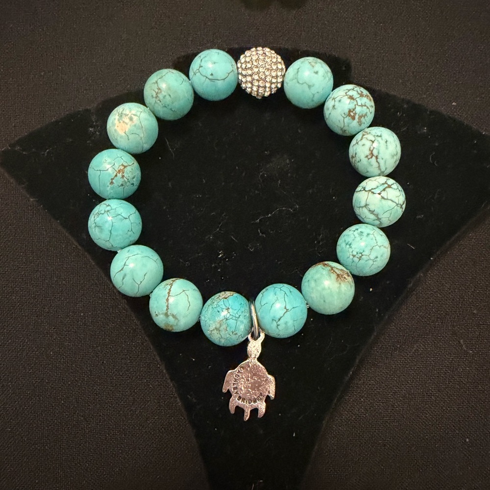 💙🐢 RARE RETIRED Ashley Bridget Turquoise Turtle Stack Set 🐢💙 - Picture 3 of 11